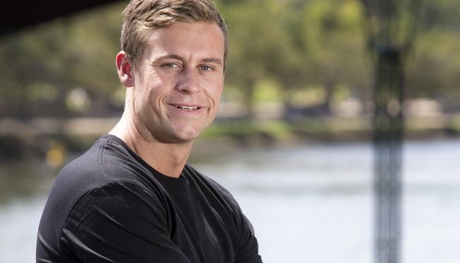 Married At First Sight contestant Ryan Gallagher is pictured at Southbank in Melbourne. Picture: Ian Currie