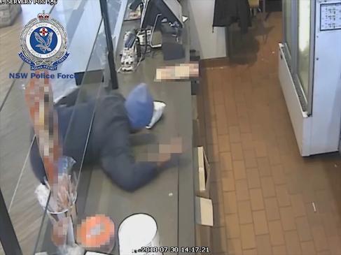 Mt Druitt fast food robbery CCTV