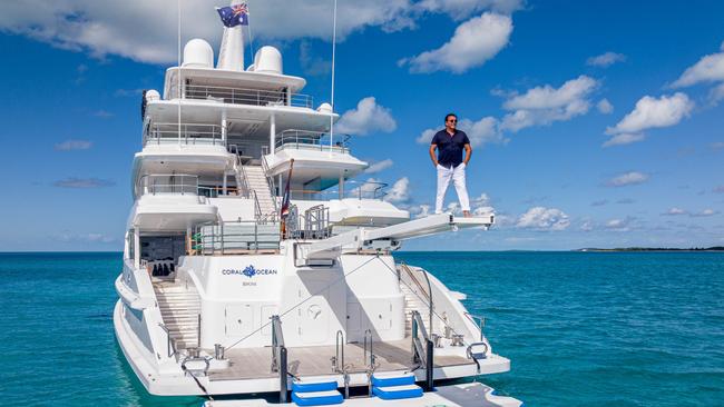 Malouf owns several superyachts and the Ahoy Club charter business.