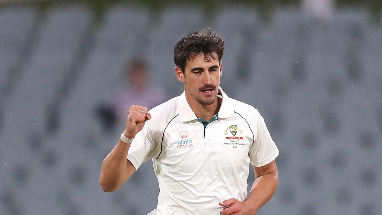 Mitchell Starc claimed his best figures in Australia.