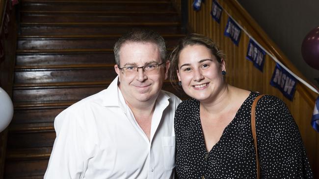 State of Origin: The Musical! Premiere, Princess Theatre Woolloongabba. Paul Sabey and Amy Hauser. 30.11.2019 - Picture: Renae Droop/RDW Photography