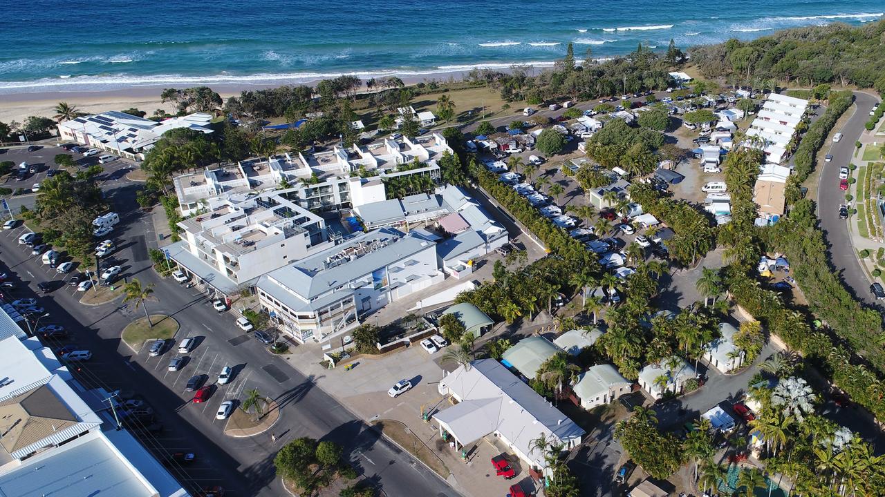 The Gympie Regional Council has confirmed parts of Rainbow Beach’s water supply was affected for more than an hour after a fire hydrant sprung a leak in the coastal town on Tuesday morning.