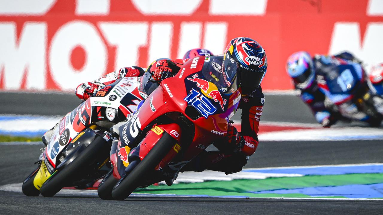 Jacob Roulstone, Moto3, Dutch MotoGP, 29 June 2024. (Gold and Goose/Getty Images/Red Bull Content Pool)