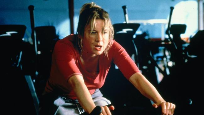 Actress Renee Zellweger as Bridget Jones in film Bridget Jones's Diary