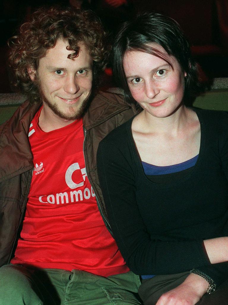 Shaun Clohesy and Peta Farquhar at Revolver, 1999.