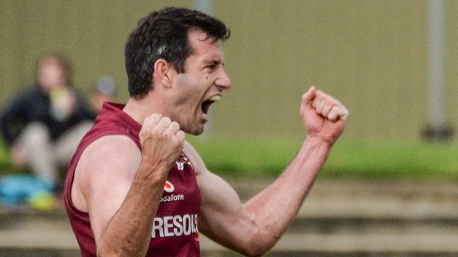 Prince Alfred OC’s Tom Bartlett kicked two goals against Goodwood Saints on Saturday. Picture: Brenton Edwards