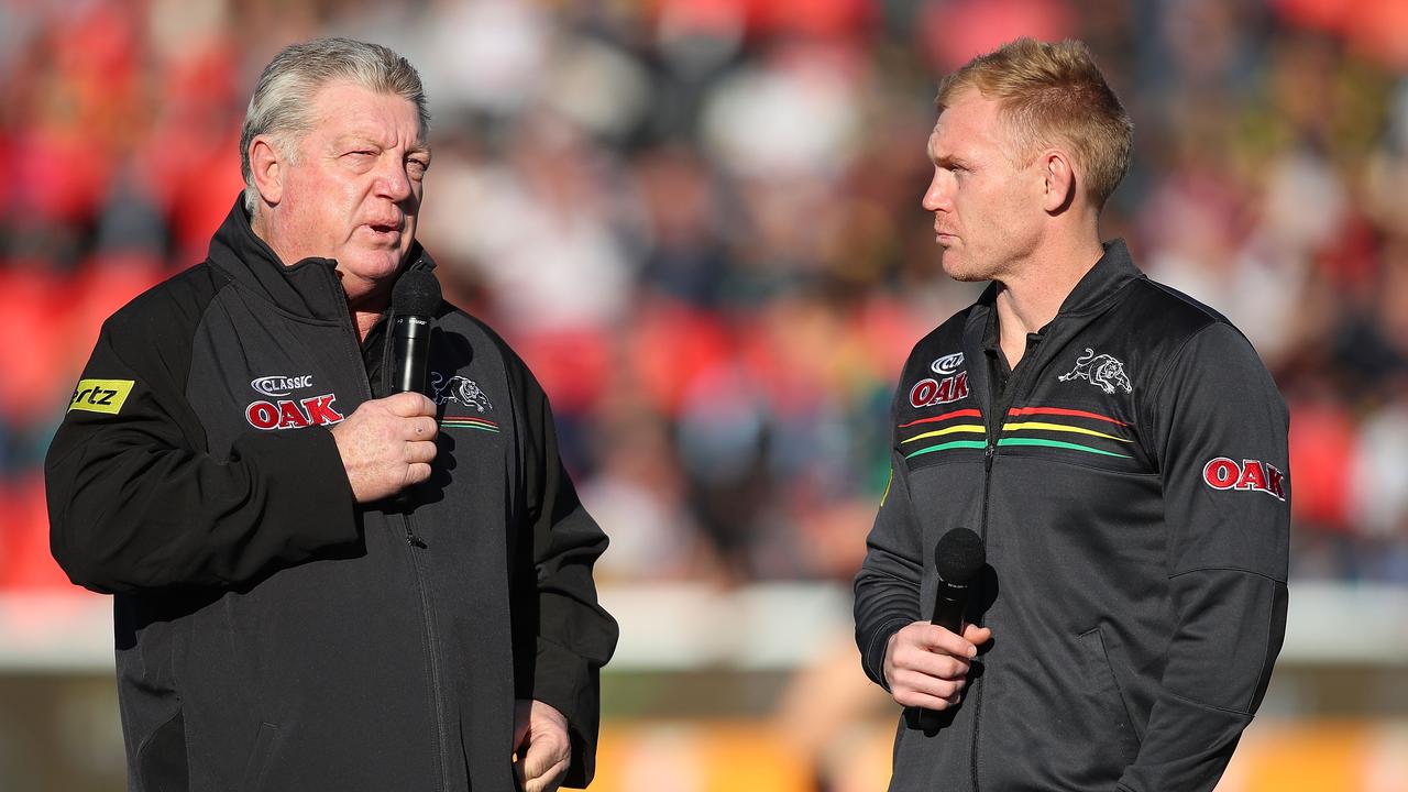 Phil Gould wasn't wearing a Penrith Panthers jacket on Sunday night but he may as well have been. Picture: Tony Feder/Getty Images