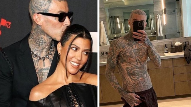 Travis Barker has a new tattoo dedicated to Kourtney Kardashian.