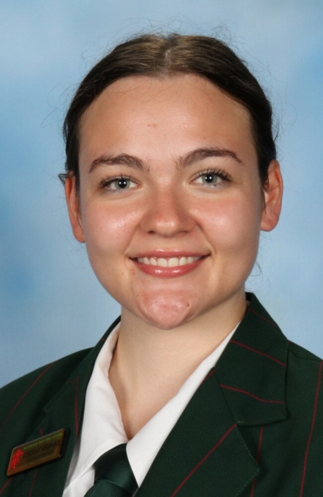 Lindsay Shepard, MacGregor State High School, cultural captain.