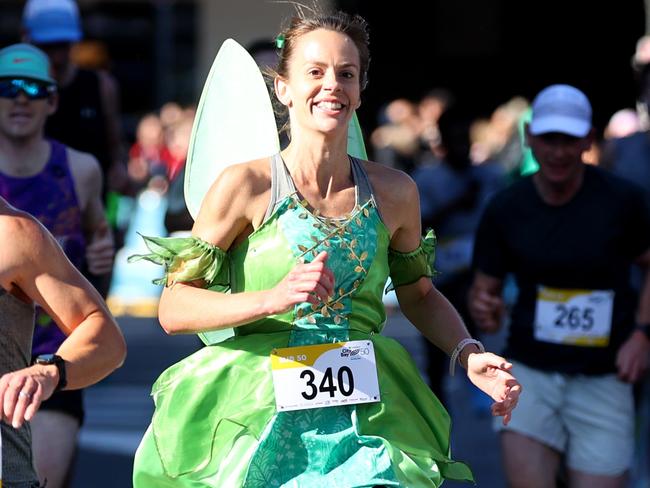 Runners and walkers in Adelaide's 2024 City-Bay fun run. Picture: Kelly Barnes