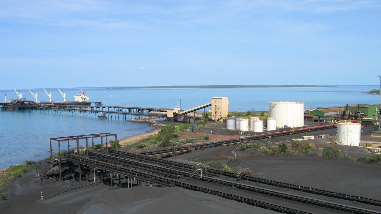 The port operations area of the GEMCO mine. Picture: Supplied