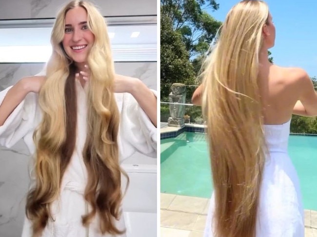 This is the haircare routine 'The Aussie Rapunzel' swears by - and it's suprisingly affordable. Picture: Instagram/@theaussierapunzel.