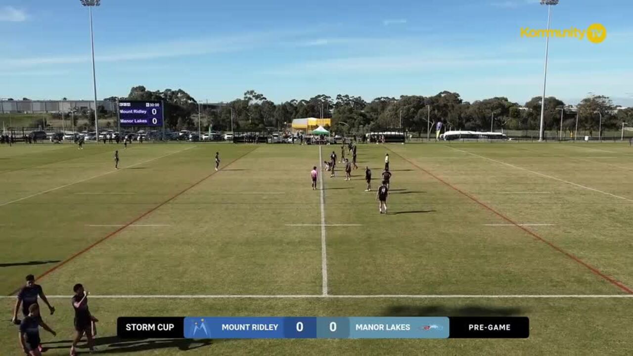Replay: Mt Ridley v Manor Lakes – 2025 Storm Cup Round 4
