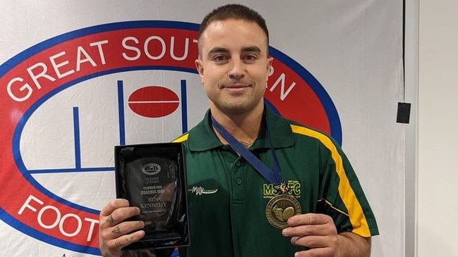 Mudlarks star Ben Kennedy. Picture: Great Southern Football League