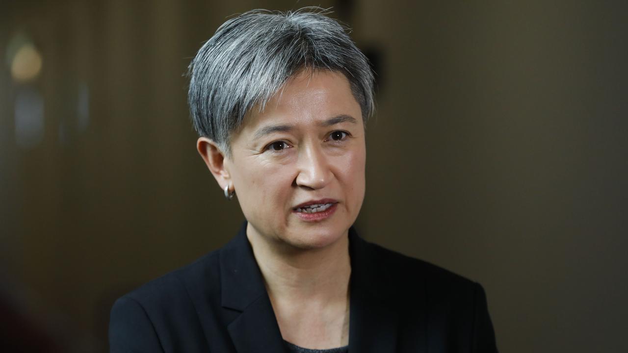 Labor’s Penny Wong urged Mr Hodgman to get out more. Picture: Sean Davey