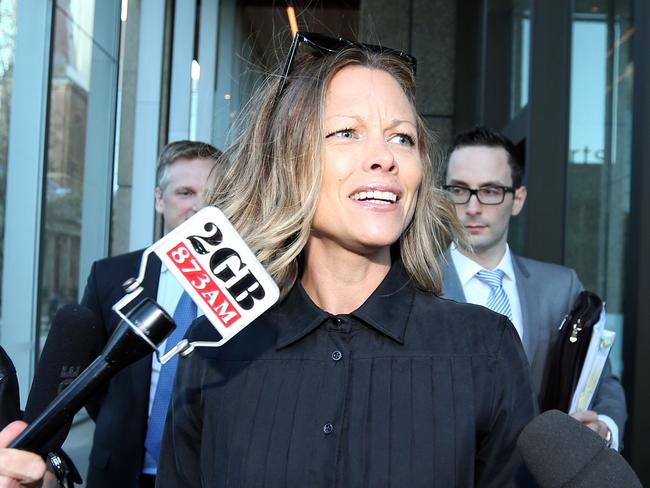 Bianca Rinehart outside court / Picture: Andrew Murray