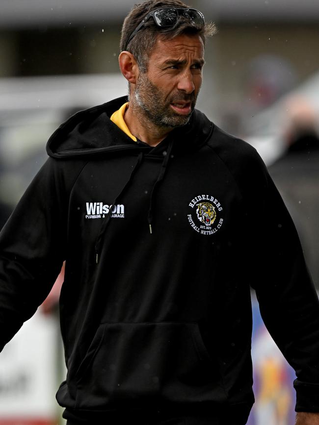 Heidelberg coach Vinny Dattoli. Picture: Andy Brownbill