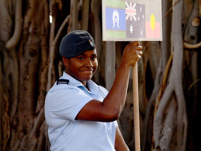 Anzac Day 2025. Strand parade in Townsville. Picture: Evan Morgan