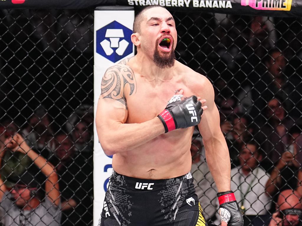 Rob Whittaker fight Khamzat Chimaev in October. Picture: Chris Unger/Zuffa LLC via Getty Images