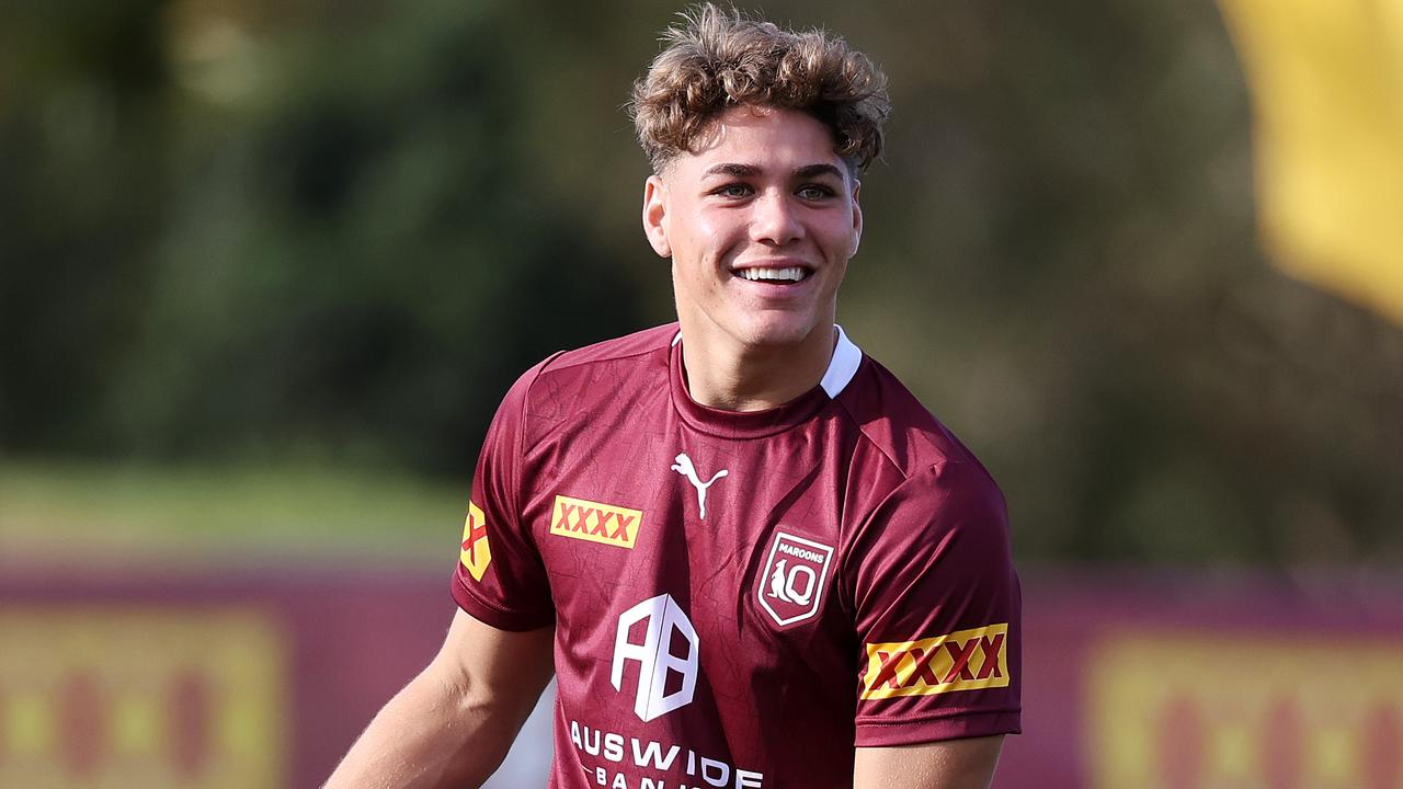 Full Back Reece Walsh during a Brisbane Broncos NRL training session at  Clive Berghofer Centre in Brisbane, today 20th of January 2023. (AAP  Image/Glenn Campbell) NO ARCHIVING ** STRICTLY EDITORIAL USE ONLY