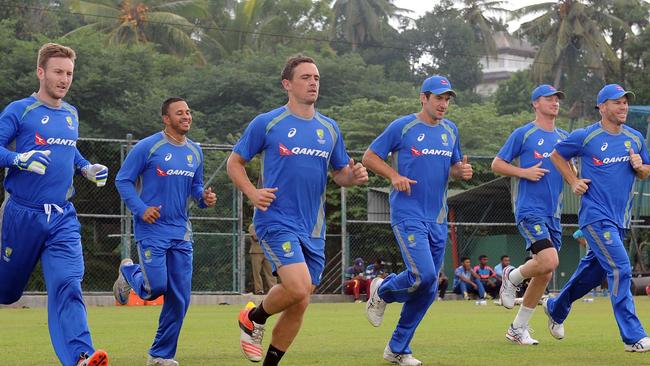 Australia’s cricket team was given a new set of names in the first Test against Sri Lanka.