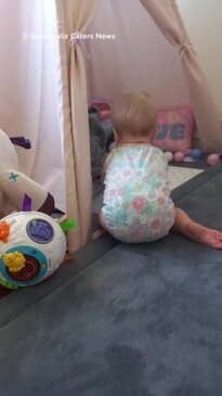 Crawling through challenges: toddler's life with no bone in her leg