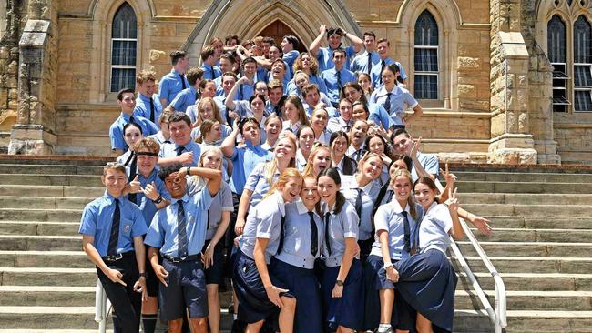 GOOD LUCK CLASS OF 2018: St Patrick's College Class of 2018 last day of school today. High school graduates throughout Gympie have their last day of school today. Picture: contributed