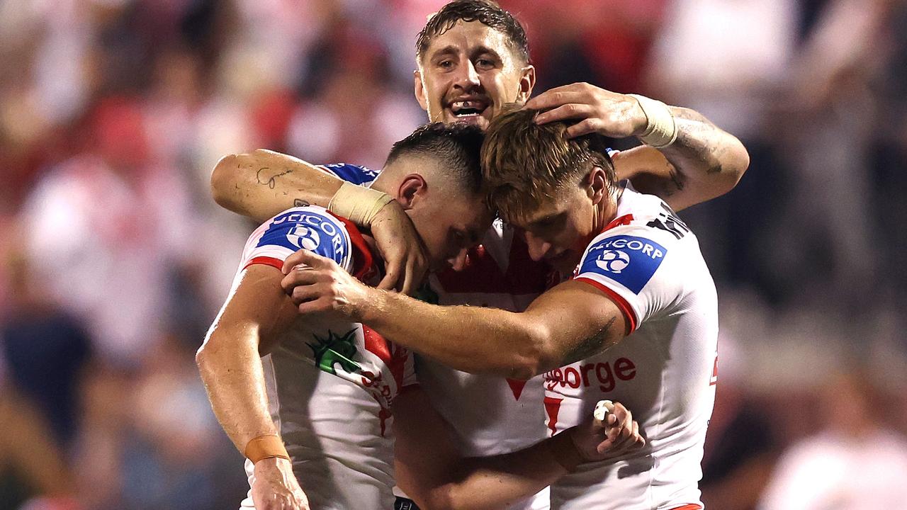 Zac Lomax has been linked with a move to the Eels, but his arrival could cause a rift with Will Penisini earmarked as the club’s long-term right centre. Picture: Mark Metcalfe/Getty Images