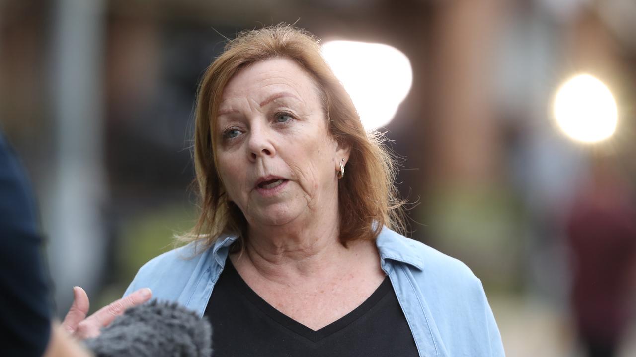 Pictured at Newmarch Nursing Home at Caddens in Sydney is Mary Watson who was allowed to visit her mother after Anglicare granted her and some others access for a half-hour visit. The care home has had 11 COVID-19 related deaths. Picture: Richard Dobson