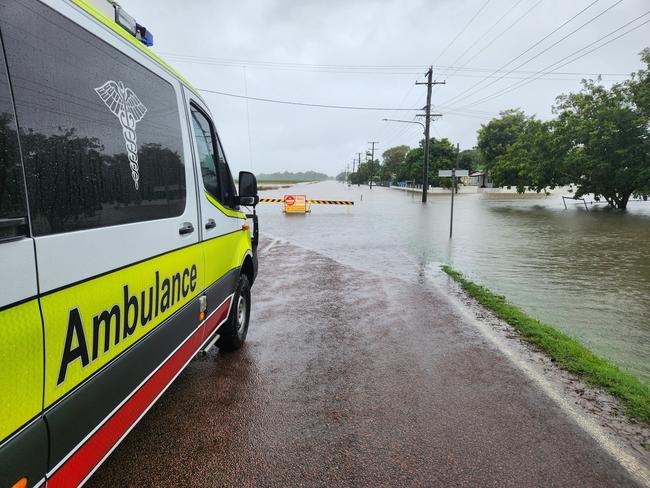 Queensland flooding. Picture: Queensland Ambulance Service – Townsville