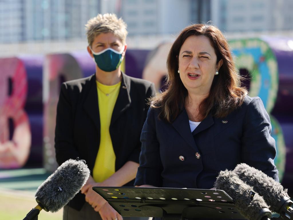 Premier Annastacia Palaszczuk has warned Queenslanders to remain vigilant. Pic Peter Wallis