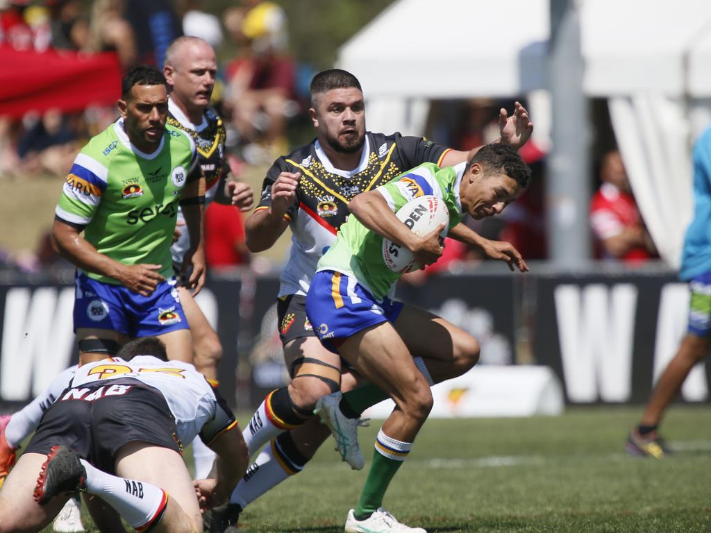 Koori Knockout Day 3 Mens opens NAB V BUNDJALUNG WARRIORS Sunday, 6th October 2024, Location: Hereford St, Bathurst NSW 2795, Australia, Picture Warren Gannon Photography