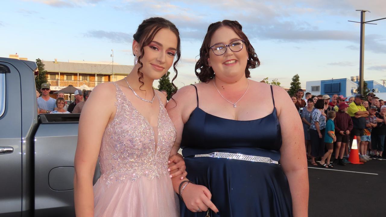 Students arriving at the Kingaroy State High School Formal at Kingaroy Town Hall on November 11.