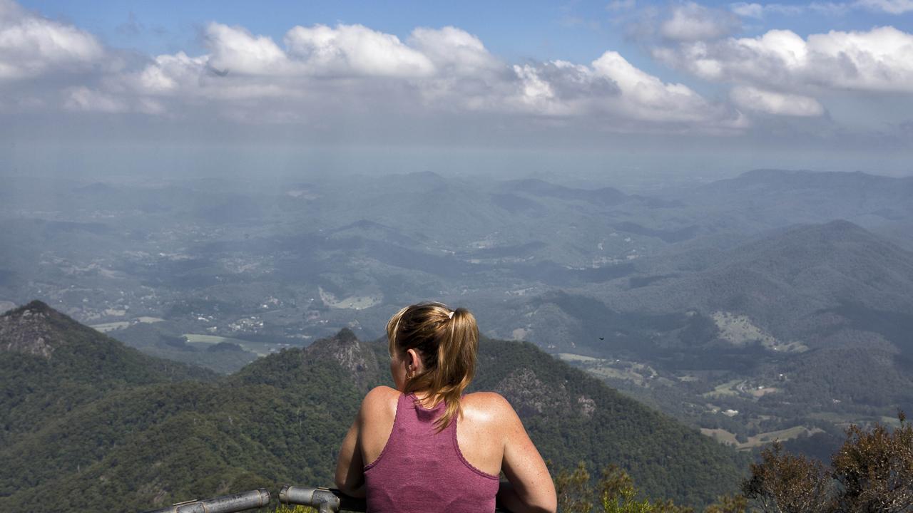 Hikers have long loved the spectacular views from the top of Mount Warning (Wollumbin). Picture: Natalie Grono.