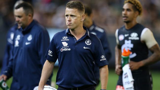 Carlton coach Brendon Bolton. Picture: Michael Klein