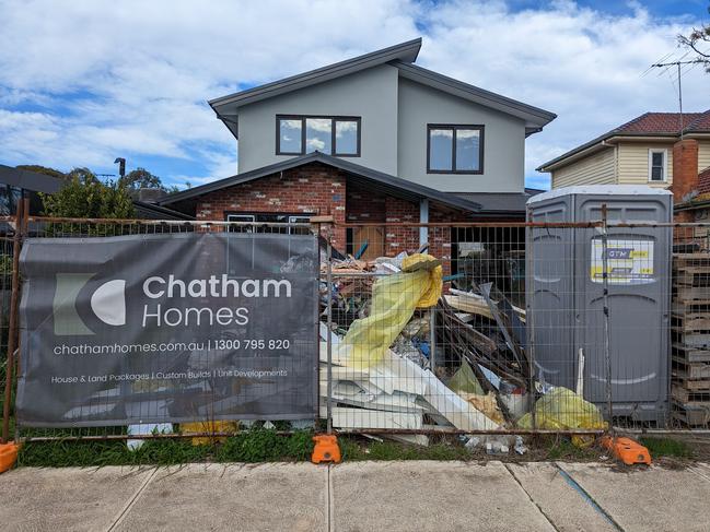 During construction with Chatham, Hamish said they faced delays for several months and faulty works. Picture: Supplied