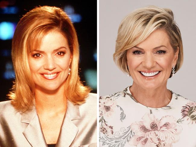 Sandra Sully, in the 90s and now.