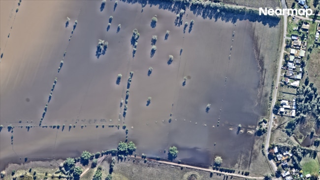 A 20-kilometer stretch of the Pacific Highway between Coopernook and South Taree was closed, stranding motorists for extended periods. Picture: Nearmap