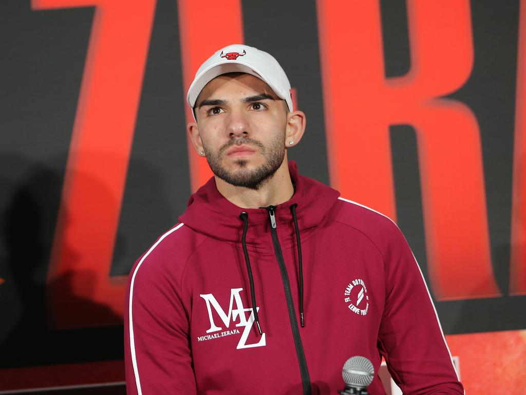 Melbourne-based Michael Zerafa wasn’t happy with the health and safety of holding the fight with Tim Tszyu in Newcastle. (Photo by Peter Lorimer/Getty Images)