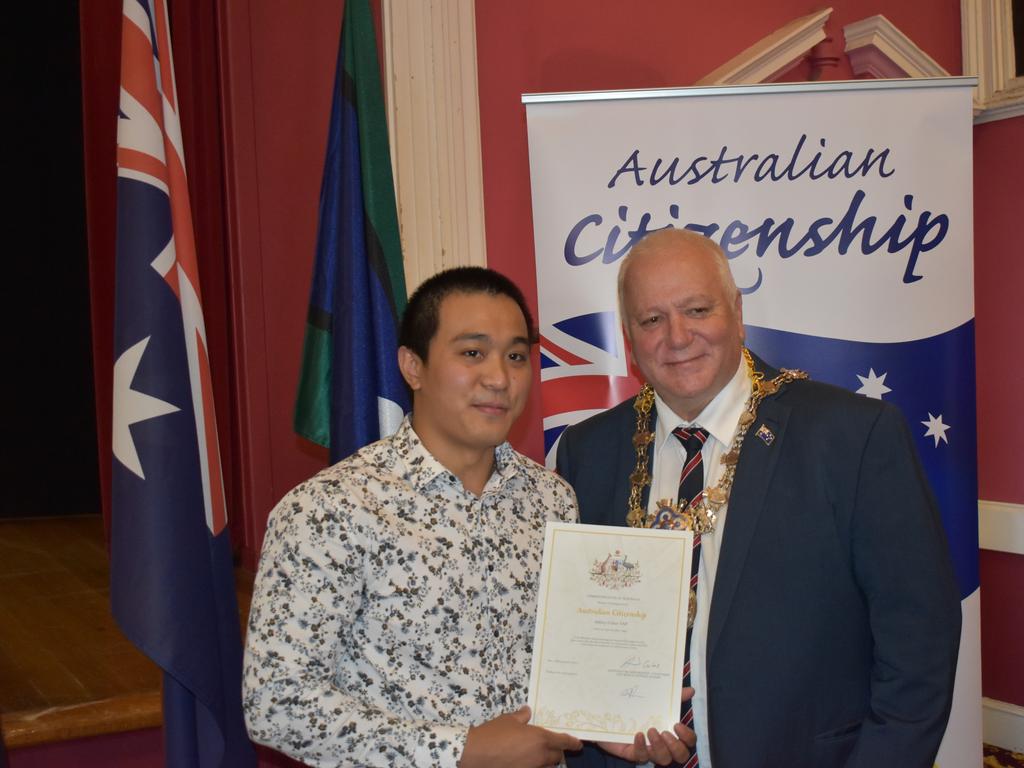 New citizen Ashley Cubar Yap (Photo: Warwick Daily News)