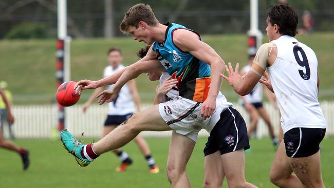 Nick Blakey in action for the Allies in the under-18 championships.