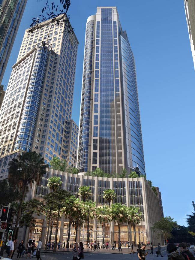 An artist’s impression of Charter Hall’s vision for the redevelopment of 2 Chifley Square.