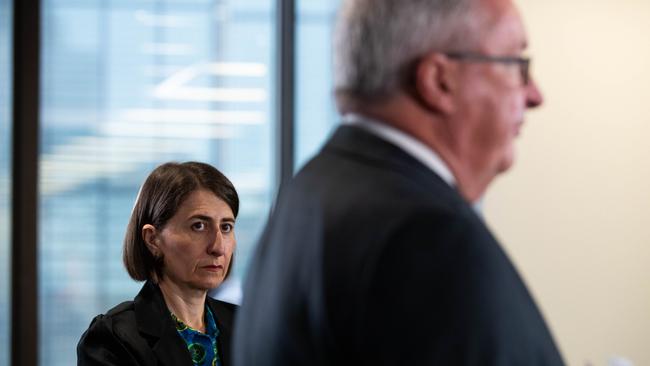 NSW Premier Gladys Berejiklian said she expects similar case numbers tomorrow. Picture: Janie Barrett / Sydney Morning Herald via NCA NewsWire