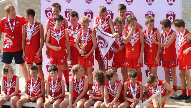 Eastern Swans will be looking for their second consecutive AFL Mackay under-12s premiership. Picture: Supplied