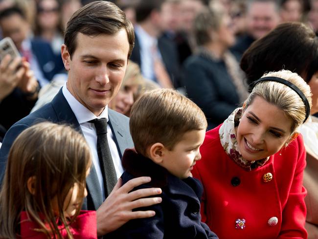 Jared Kushner and Ivanka Trump were often at war with Steve Bannon. Picture: AFP/Jim Watson