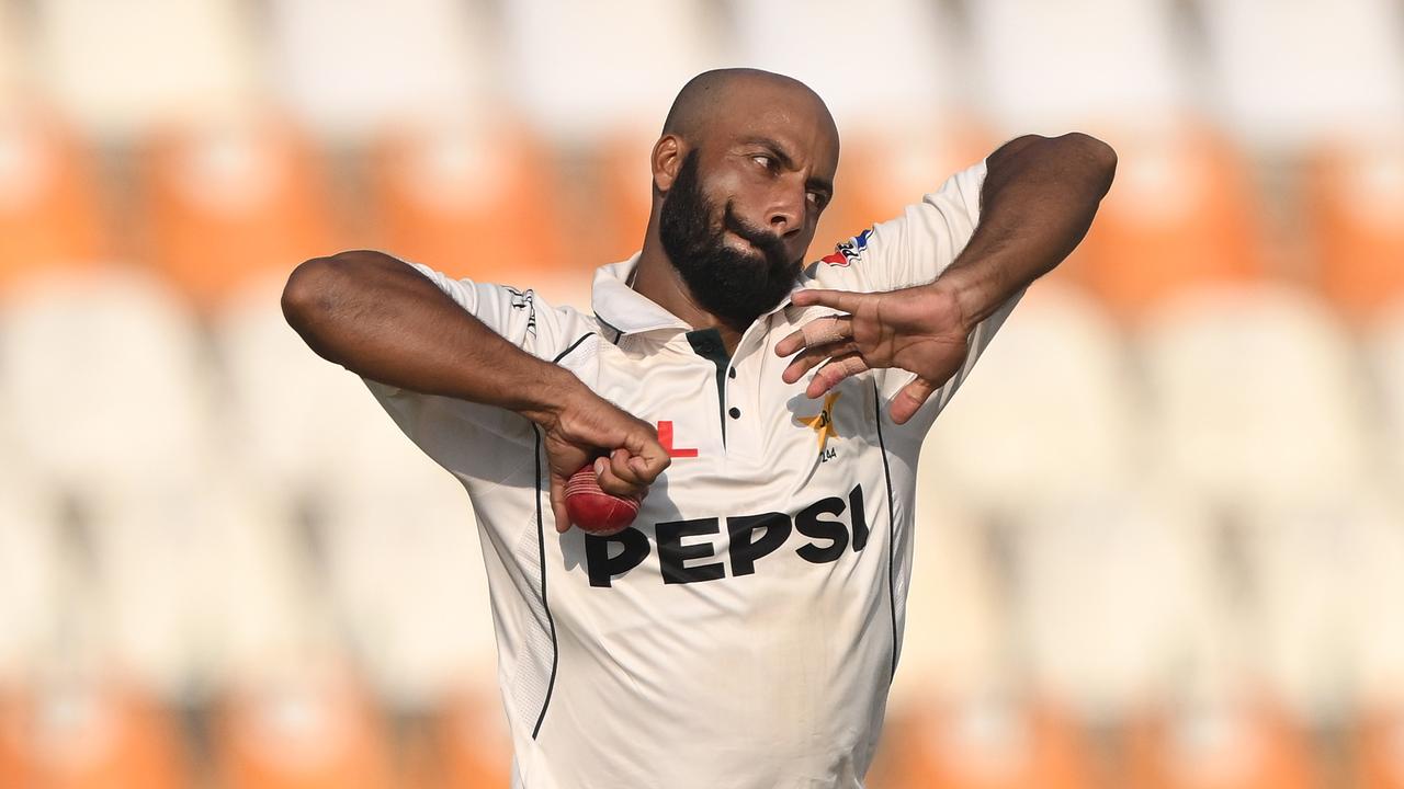 Pakistan bowler Sajid Khan. Photo by Stu Forster/Getty Images