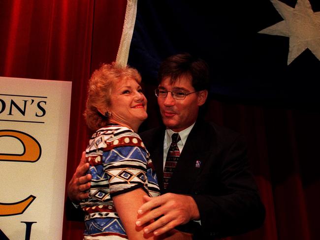 David Oldfield launched Pauline Hanson’s One Nation with Ms Hanson 20 years ago.