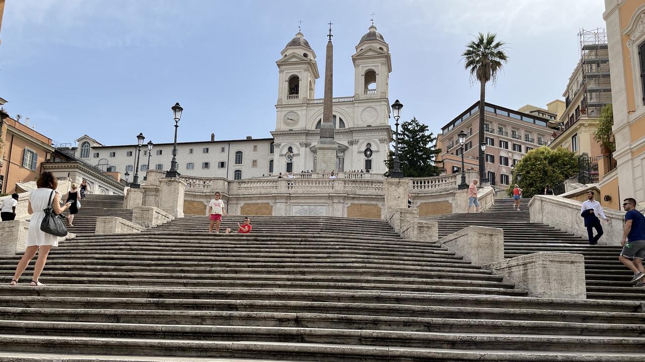 The Spanish Steps.