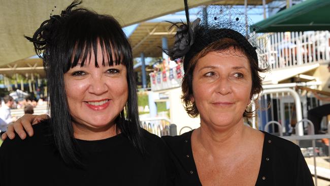 Sue Swann and Gail Forrer in 2011. Picture: Che Chapman