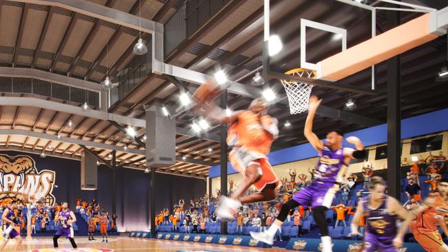 WINNER: An artist’s impression of the Taipans’ new home court.